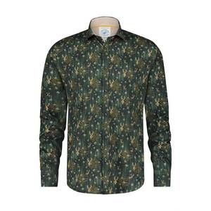 NEW A FISH NAMED FRED deer shirt in green